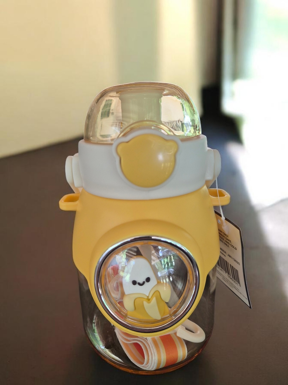 Cute  Kids Water Bottle with Banana Character - Brand Kawaiu